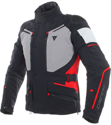 Dainese Carve Master 2 Goretex Motorfiets Textiel Jas Zwart Rood 46 dainese kopen in de aanbieding