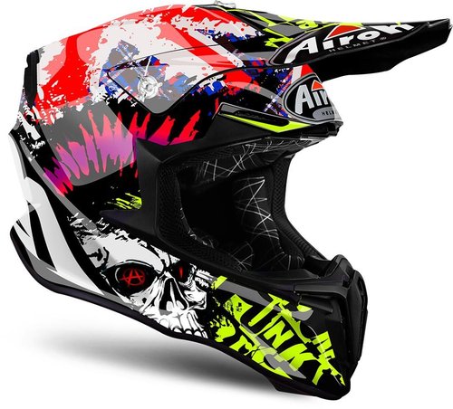 Airoh Twist Crazy Motorcross Helm Zwart 2Xl airoh kopen in de aanbieding