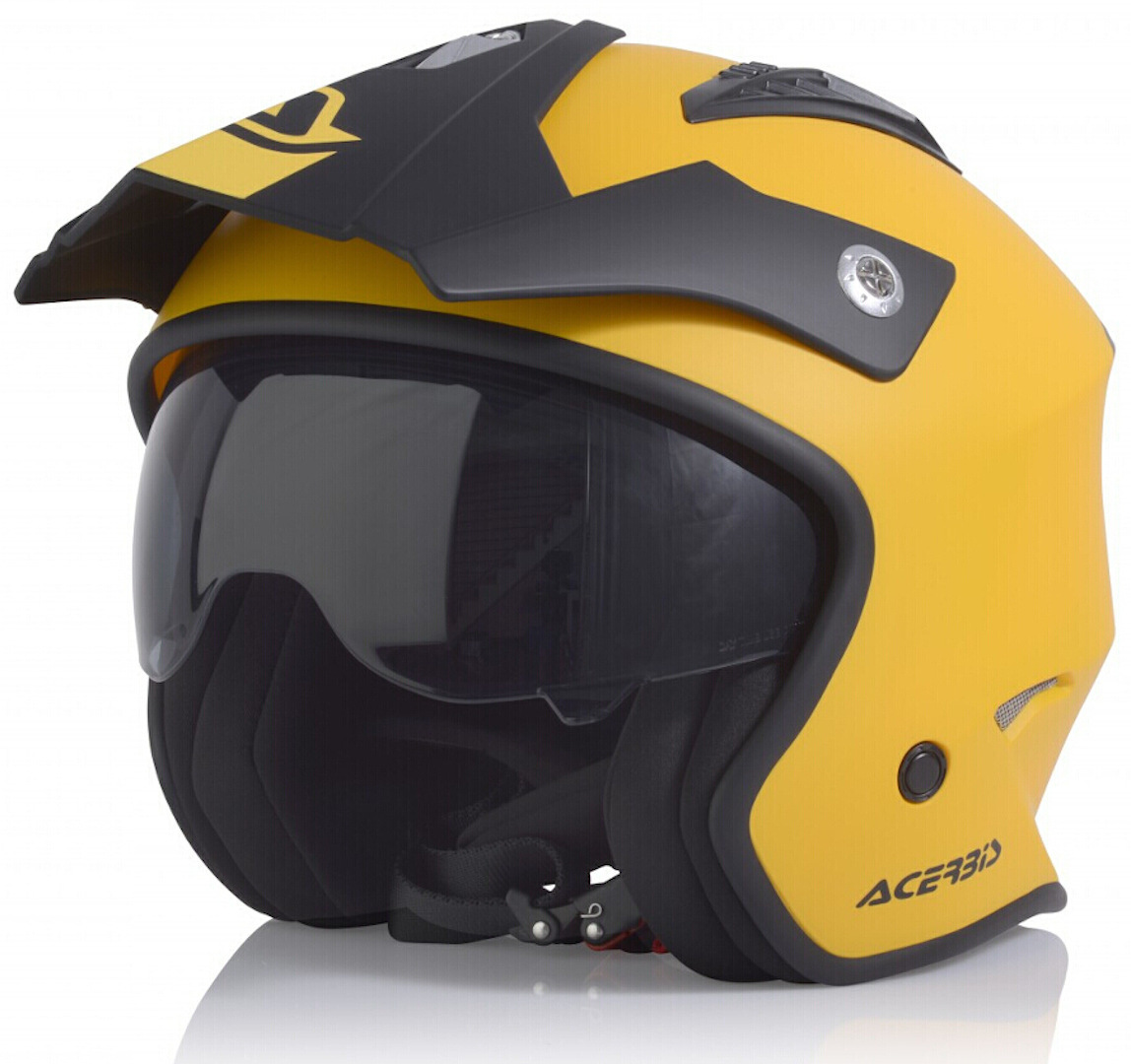 Image of Acerbis Aria Casque Jet Noir Jaune L