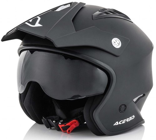 Acerbis Aria Jet Helm Zwart acerbis kopen in de aanbieding