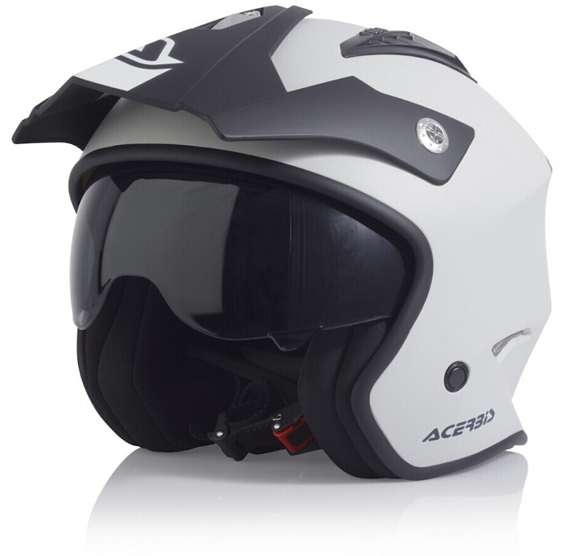 Image of Acerbis Aria Casque Jet Noir Blanc L