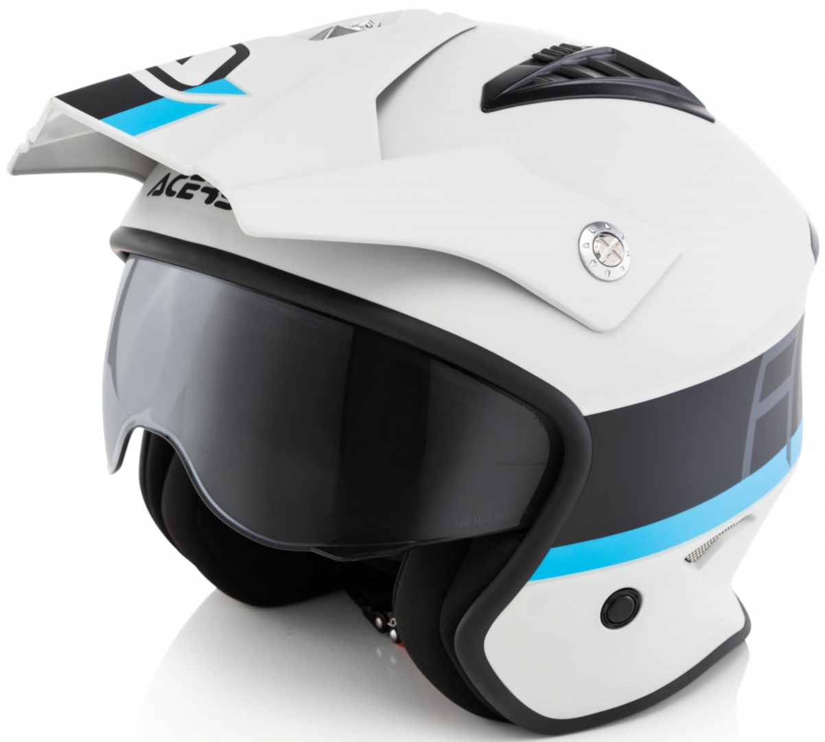 Image of Acerbis Aria Casque Jet Noir Gris S