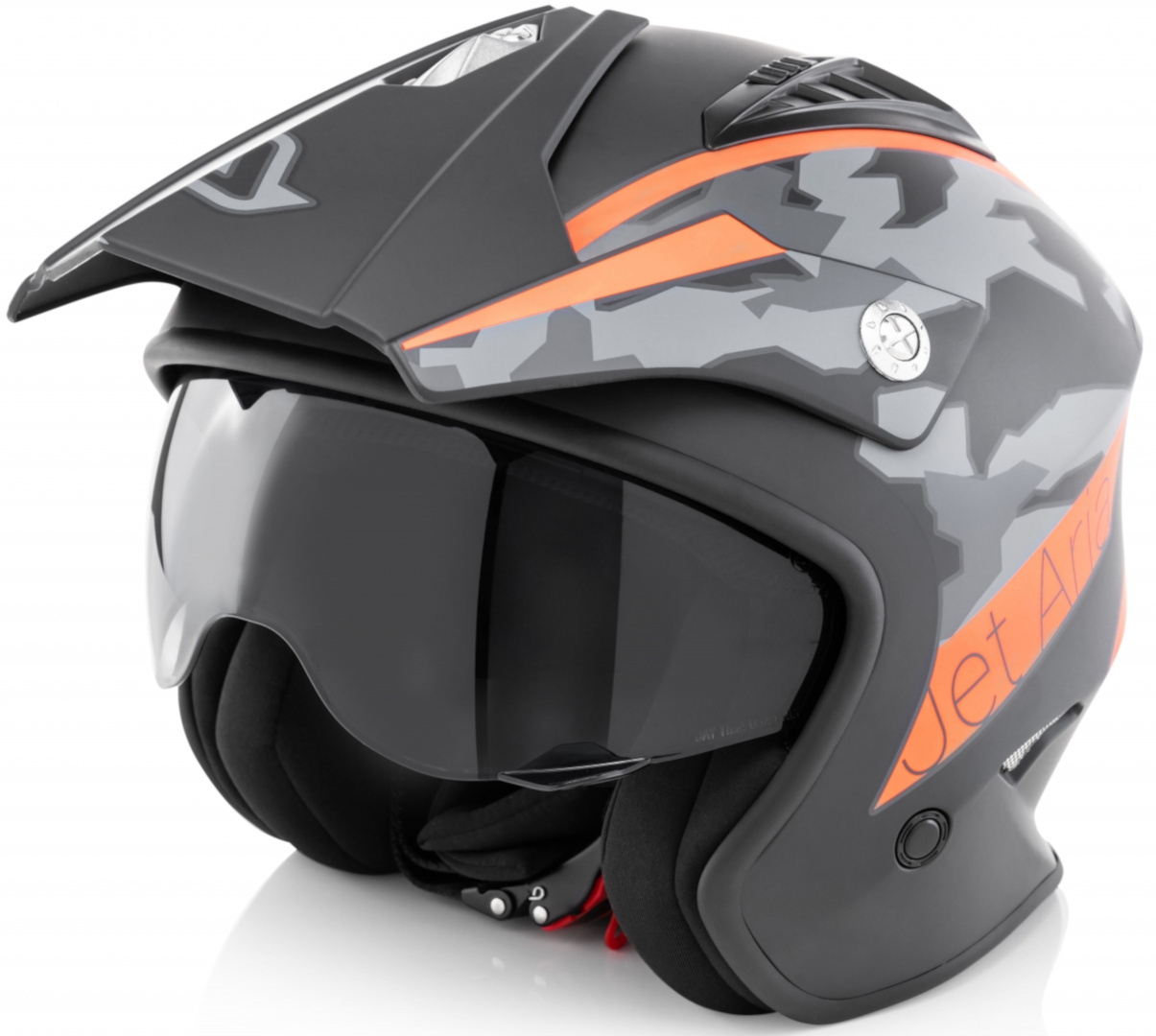 Image of Acerbis Aria Casque Jet Noir Orange L