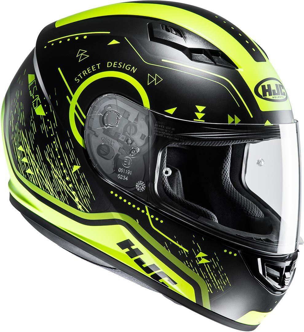 HJC CS-15 Safa Casque Noir Jaune XS
