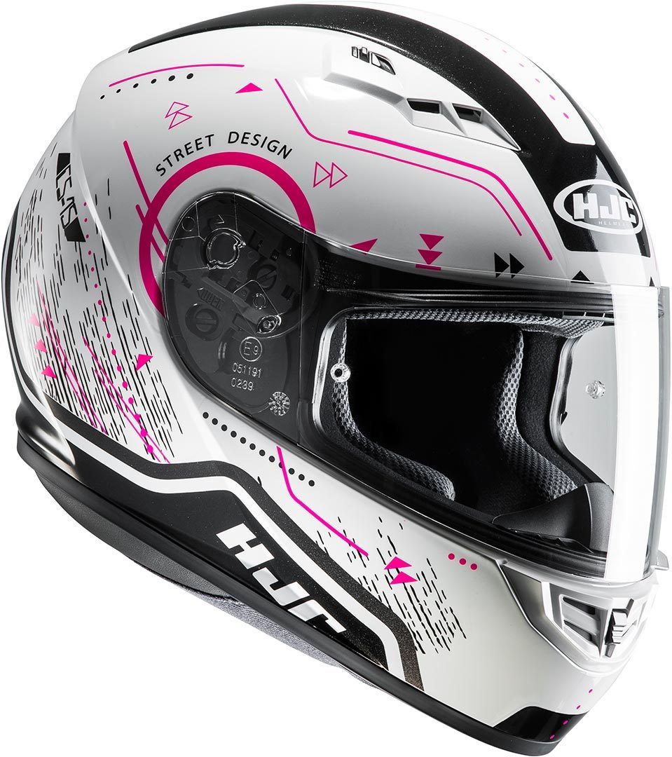 HJC CS-15 Safa Casque Blanc Rose XS