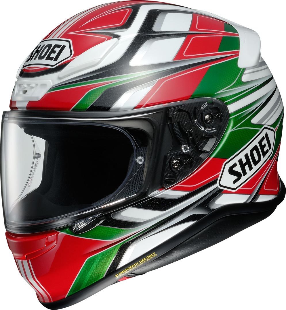 Shoei NXR Rumpus Casque Blanc Rose Vert 2XS