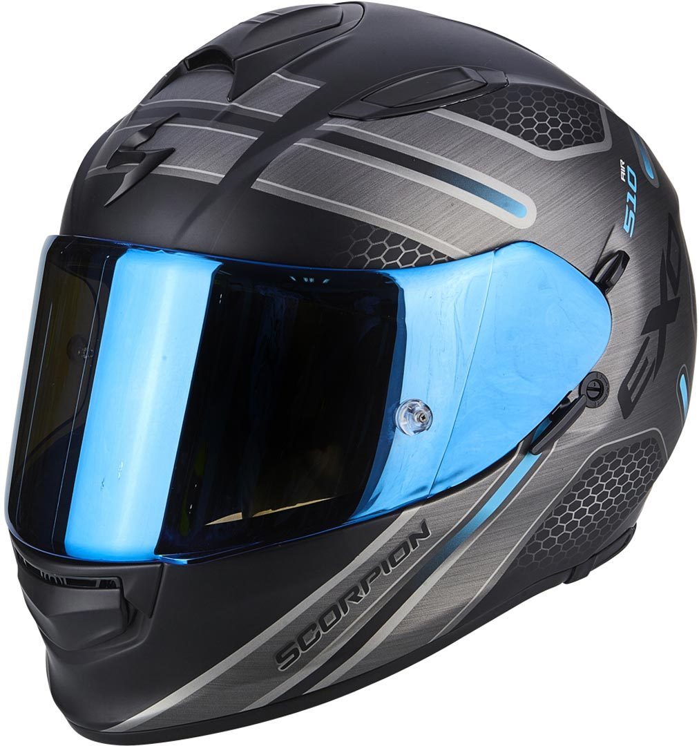 Scorpion Exo 510 Air Route Casque Noir Bleu XS
