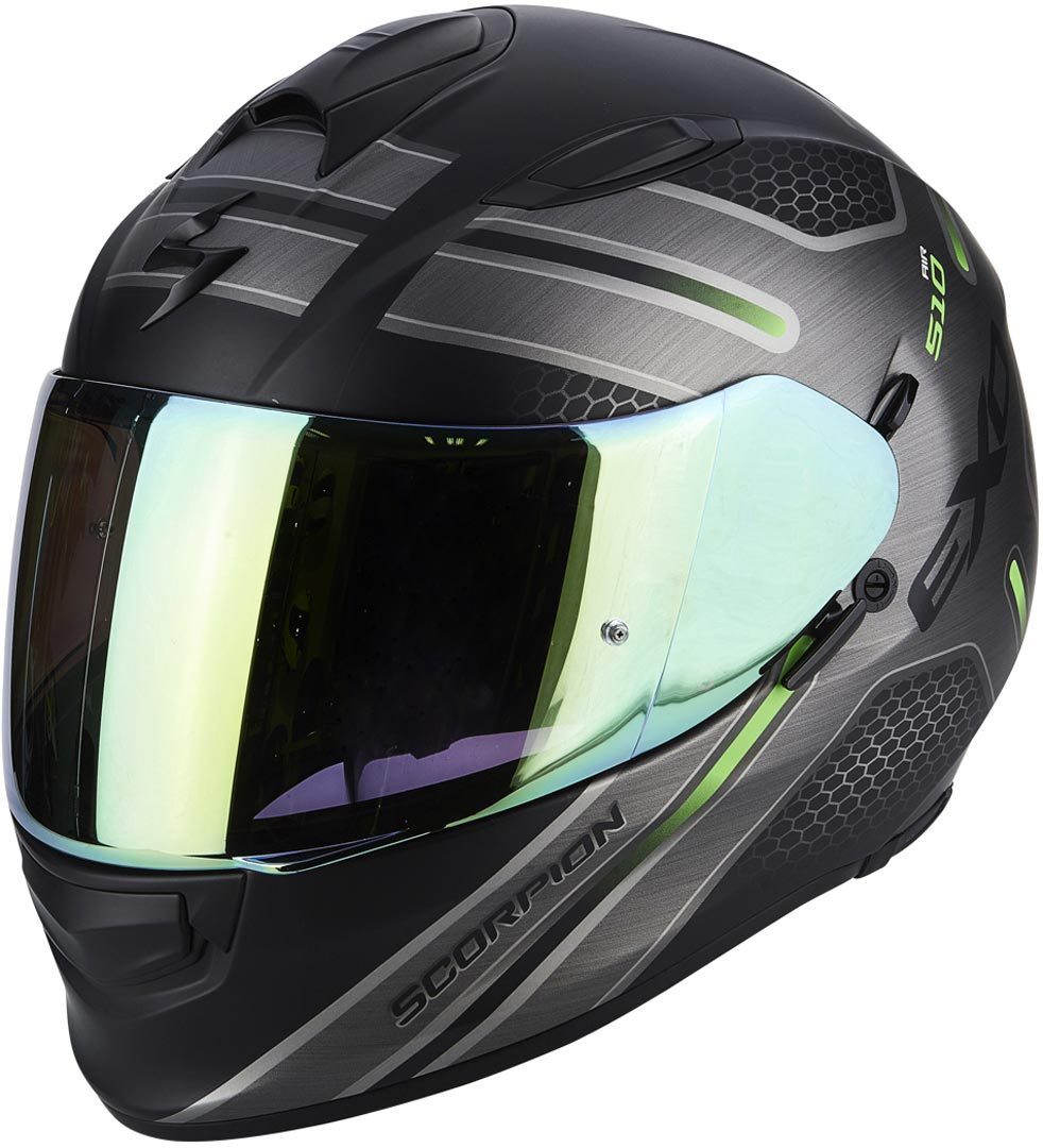 Scorpion Exo 510 Air Route Casque Noir Vert 2XL