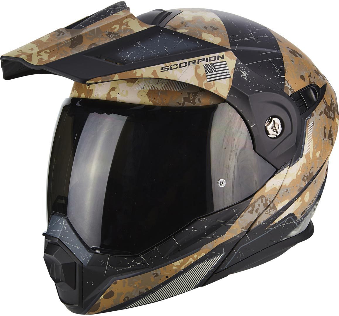 Image of Scorpion ADX-1 Battleflage Enduro Casque Beige L