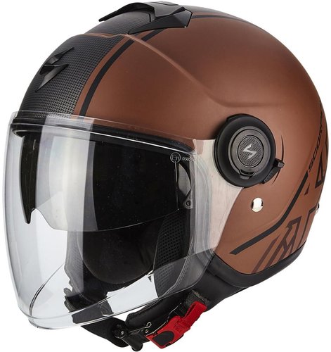 Scorpion Exo City Avenue Jet Helm Bruin Xl scorpion kopen in de aanbieding