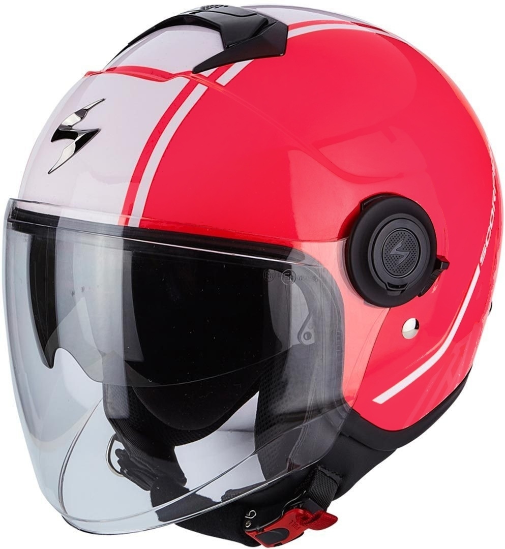 Scorpion Exo City Avenue Casque Jet Blanc Rouge L