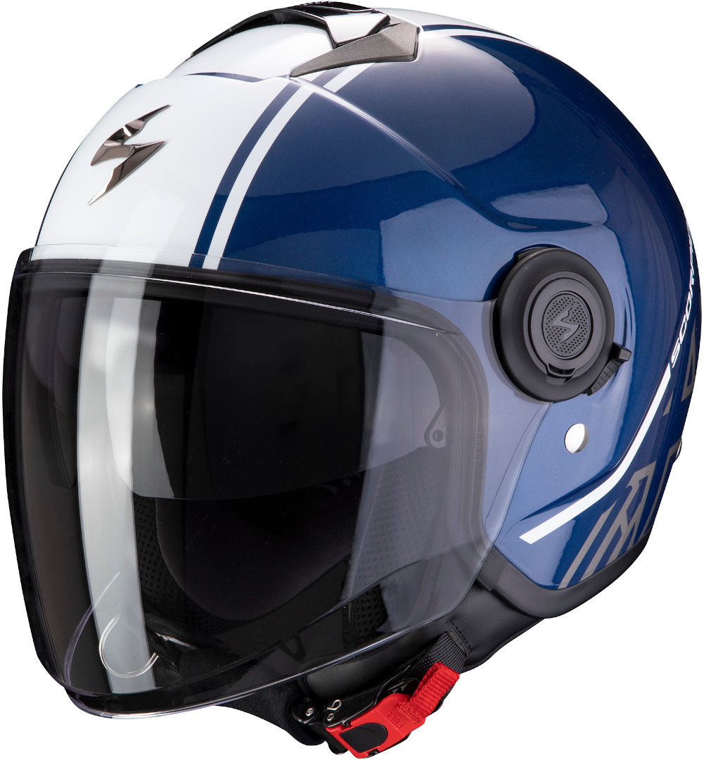 Scorpion Exo City Avenue Casque Jet Blanc Bleu XS 54 55