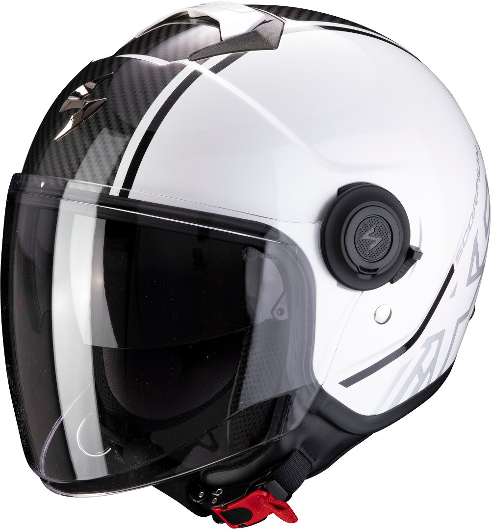 Scorpion Exo City Avenue Casque Jet Noir Blanc 2XS