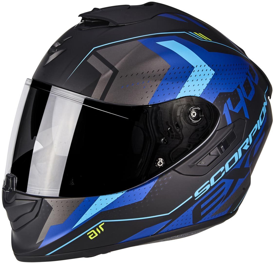 Scorpion EXO 1400 Air Trika Casque Noir Bleu XS