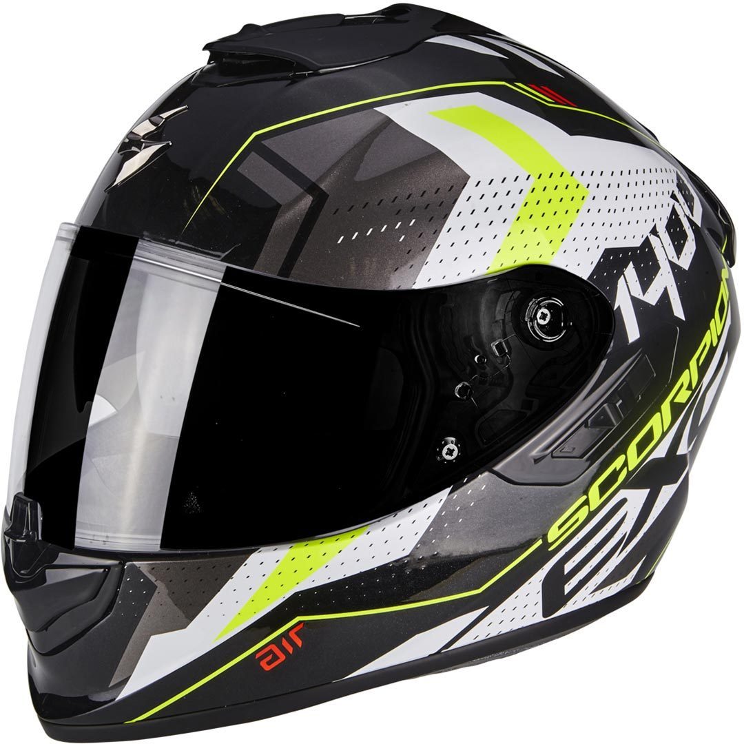 Scorpion EXO 1400 Air Trika Casque Noir Jaune L