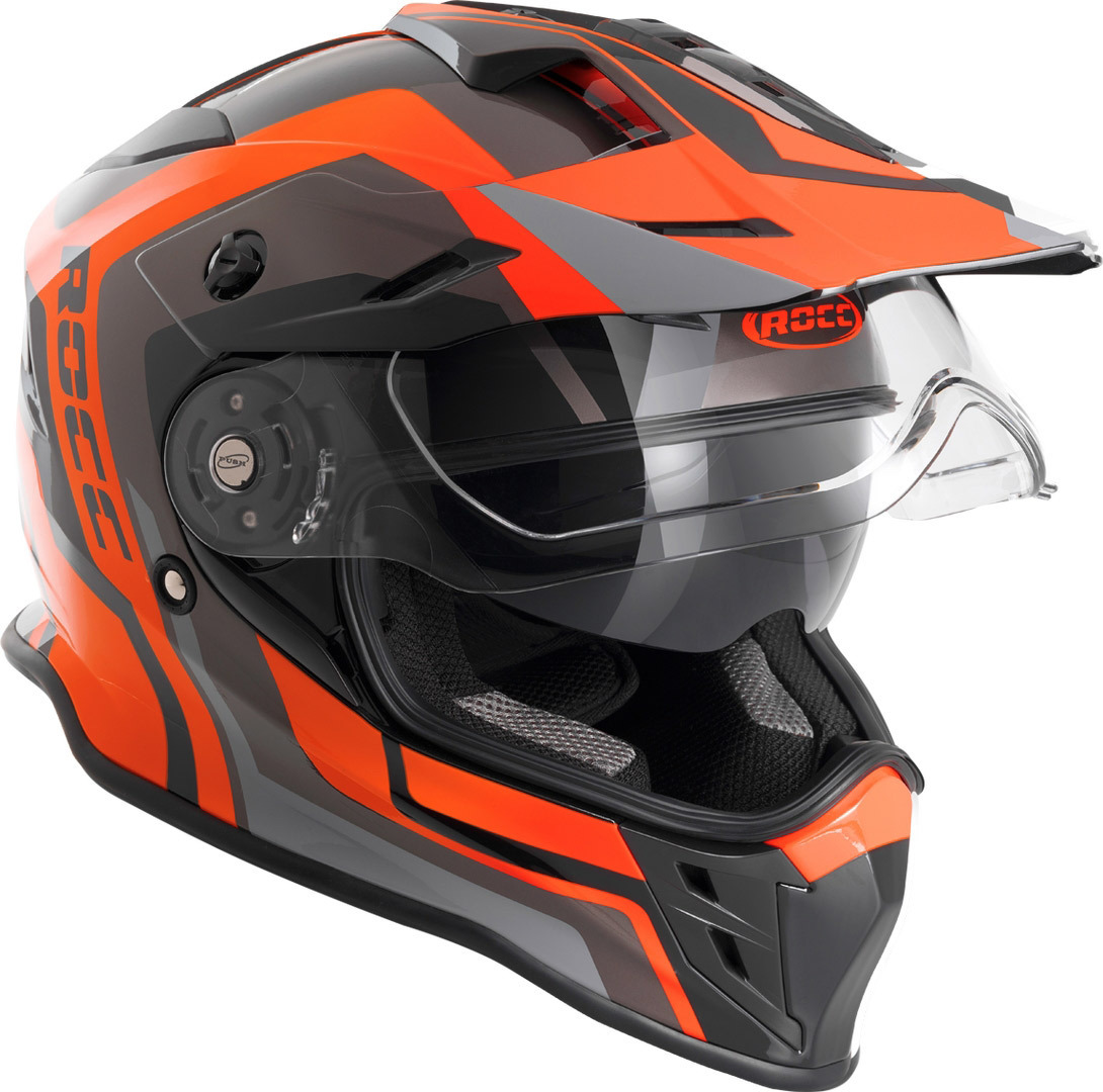 Rocc 781 Casque de motocross Noir Orange XS