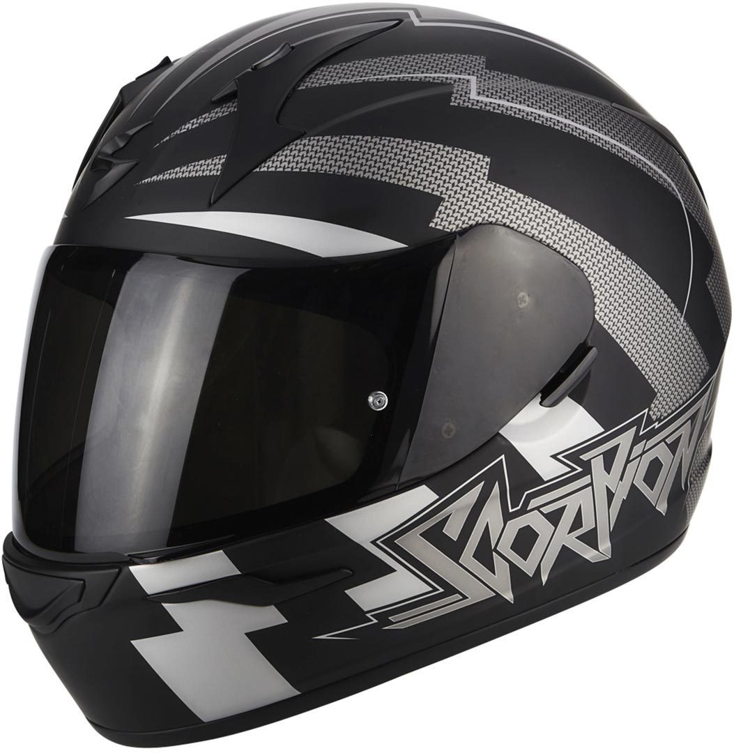 Scorpion EXO-390 Patriot Casque Noir Argent XS
