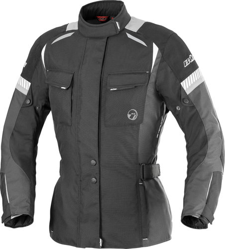 Buse Breno Dames Motorfiets Textiel Jas Zwart Grijs 42 buse kopen in de aanbieding