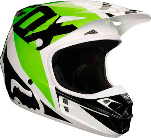 Fox V1 Race 2018 Mx Helm Zwart Wit Groen Xl fox kopen in de aanbieding Fox V1 Race 2018 Mx Helm Zwart Wit Groen Xl fox kopen in de aanbieding