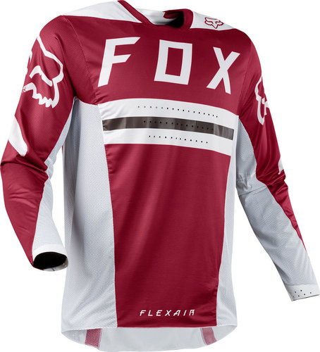 Fox Flexair Preest Jersey Wit Rood Xl fox kopen in de aanbieding