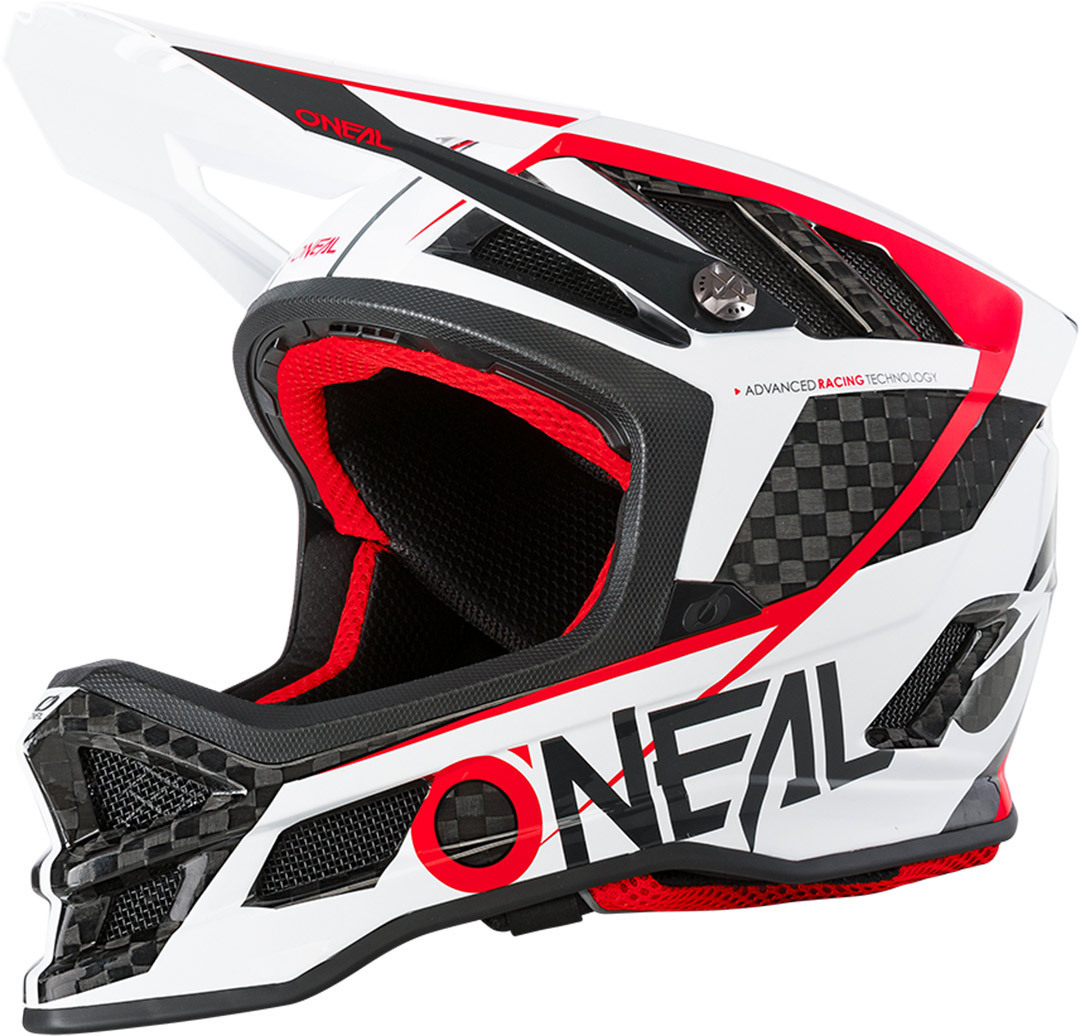Oneal Blade Carbon IPX GM Casque de descente Blanc Charbon XS