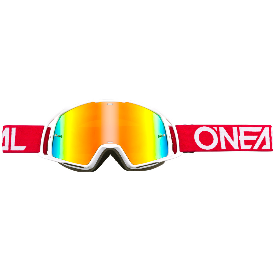 O´Neal B-20 Flat Radium Goggle Blanc Rouge unique taille