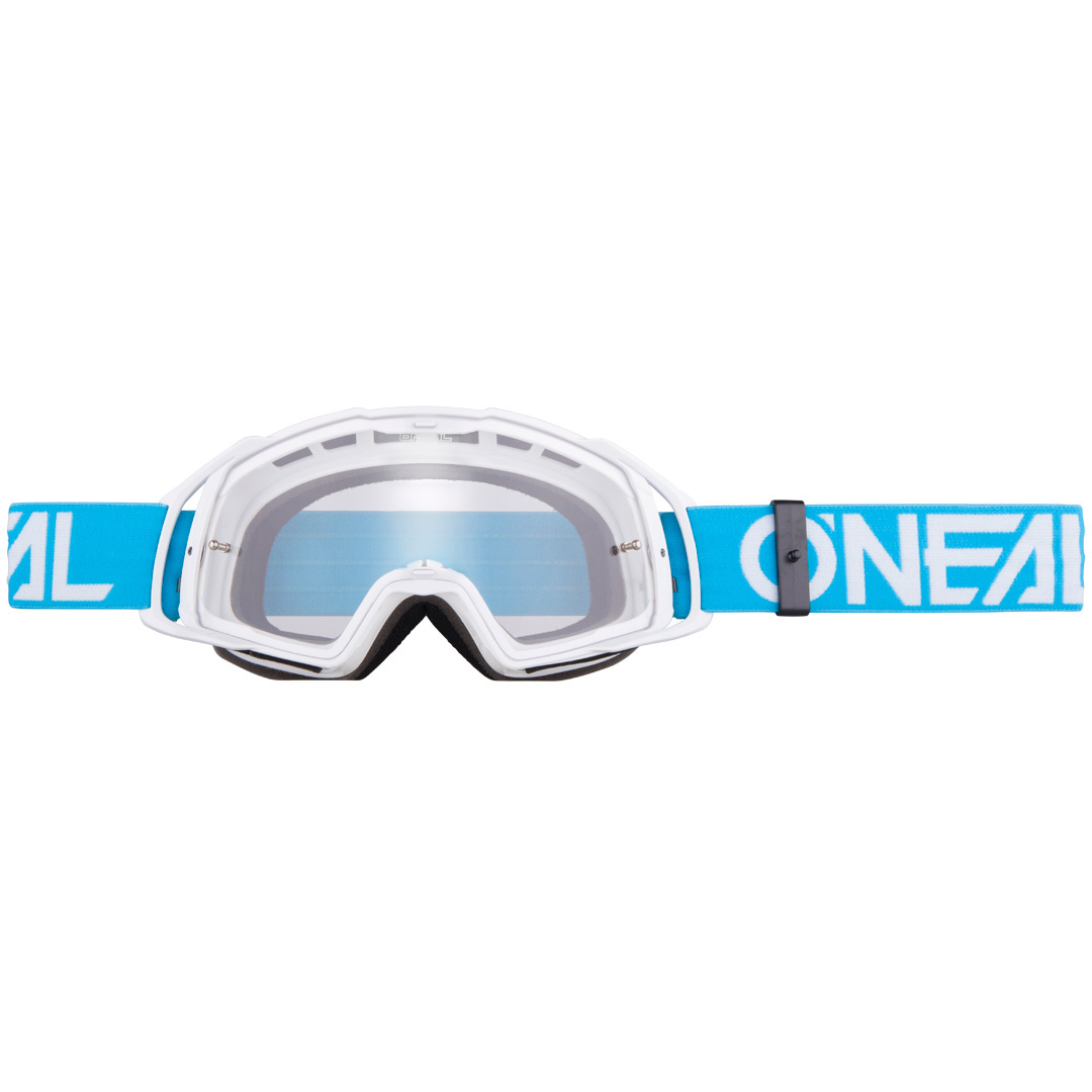 O´Neal B-20 Flat Goggle Blanc Bleu unique taille