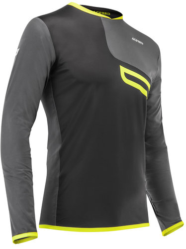 Acerbis Enduro One Motorcross Jersey Zwart Geel 2Xl acerbis kopen in de aanbieding