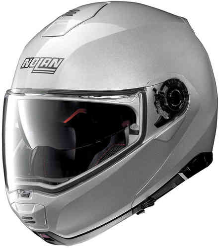 Nolan N100 5 Classic N Com Helm Zilver Xl nolan kopen in de aanbieding