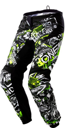 Oneal O Neal Element Attack Jeugd Broek Zwart Geel Xl oneal kopen in de aanbieding