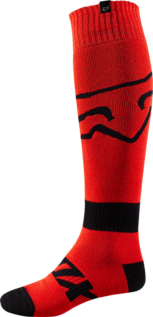 FOX Fri Race Chaussettes MX Blanc Rouge S