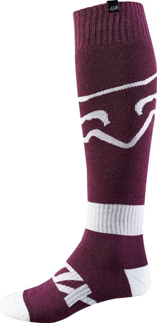 FOX Fri Race Chaussettes MX Blanc Pourpre S