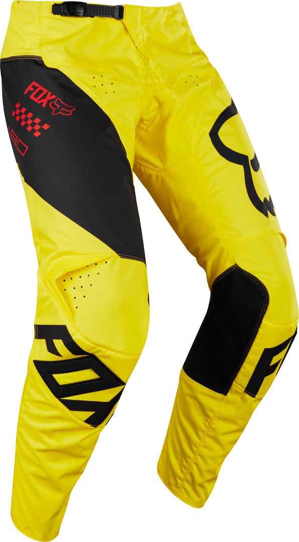 FOX 180 Mastar Pantalon de jeunesse Noir Jaune XL