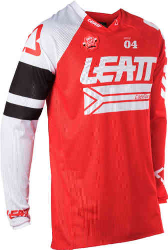 Leatt Gpx 45 X Flow Jersey Wit Rood leatt kopen in de aanbieding