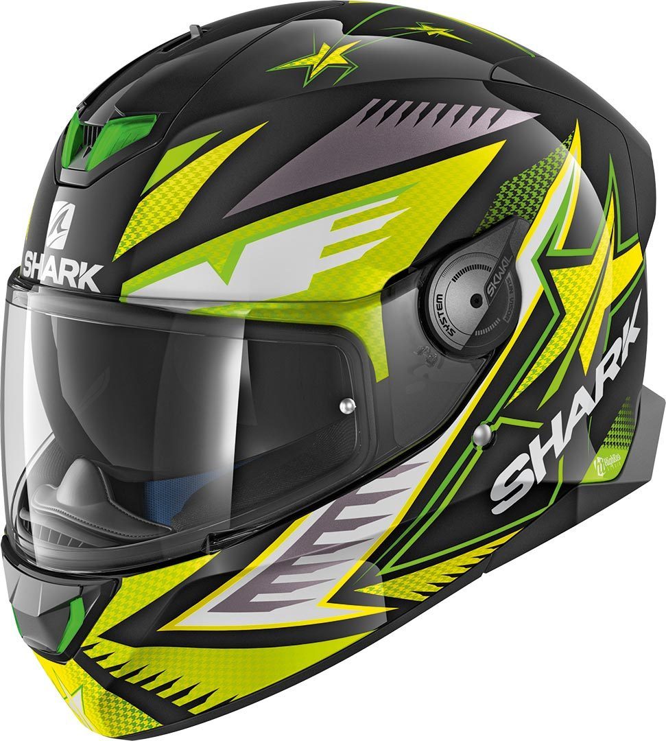 Shark Skwal II Draghal Casque Noir Vert XL