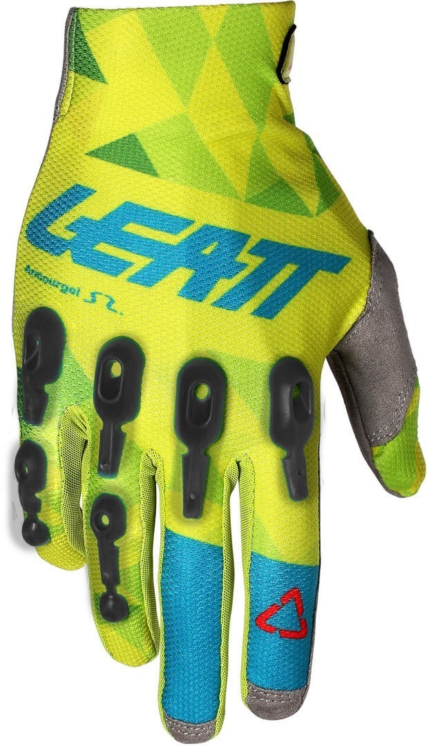 Leatt GPX 4.5 Lite V22 Gants Bleu Jaune 2XL