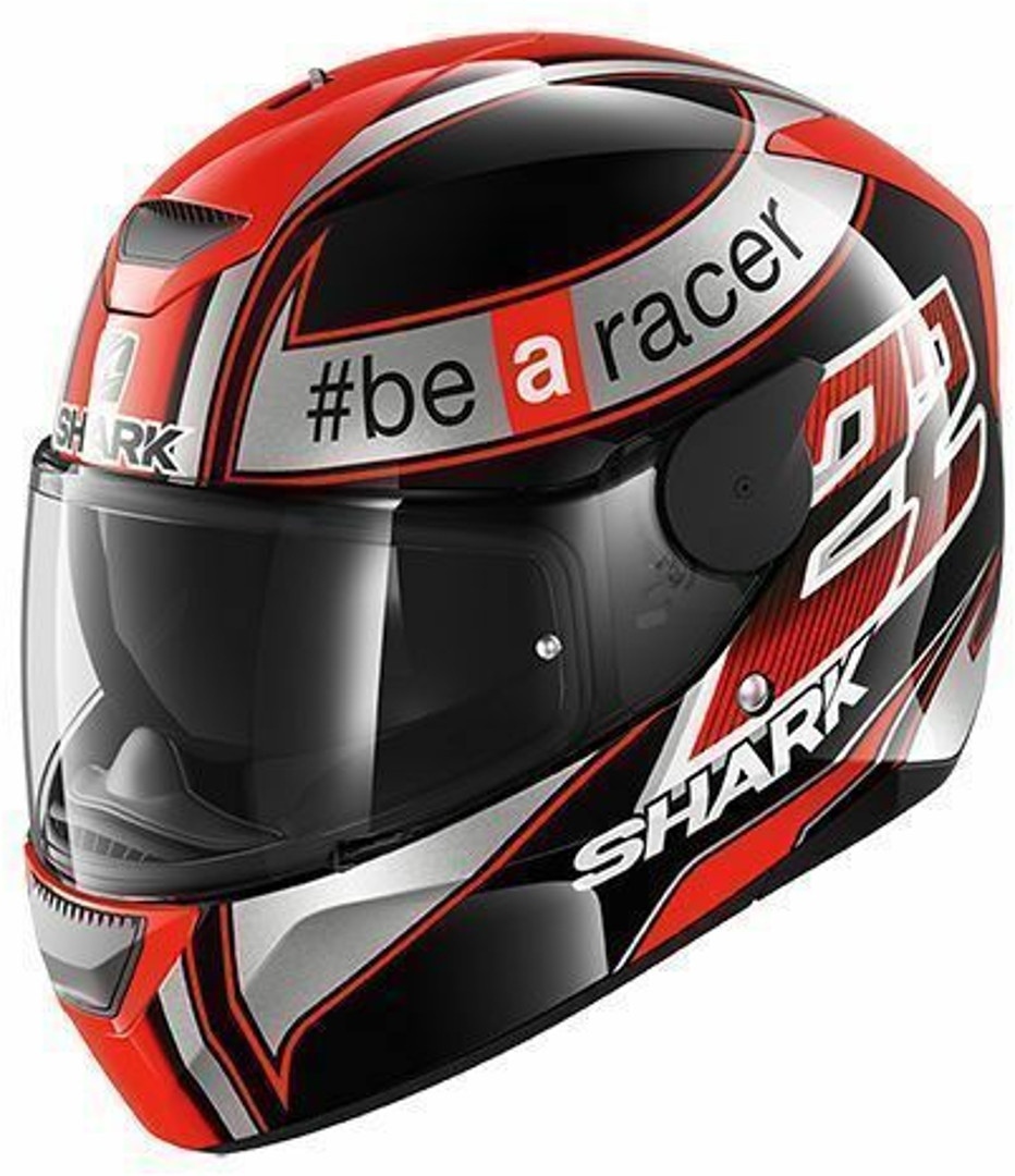 Shark D-Skwal Sam Lowes Casque Noir Orange XS