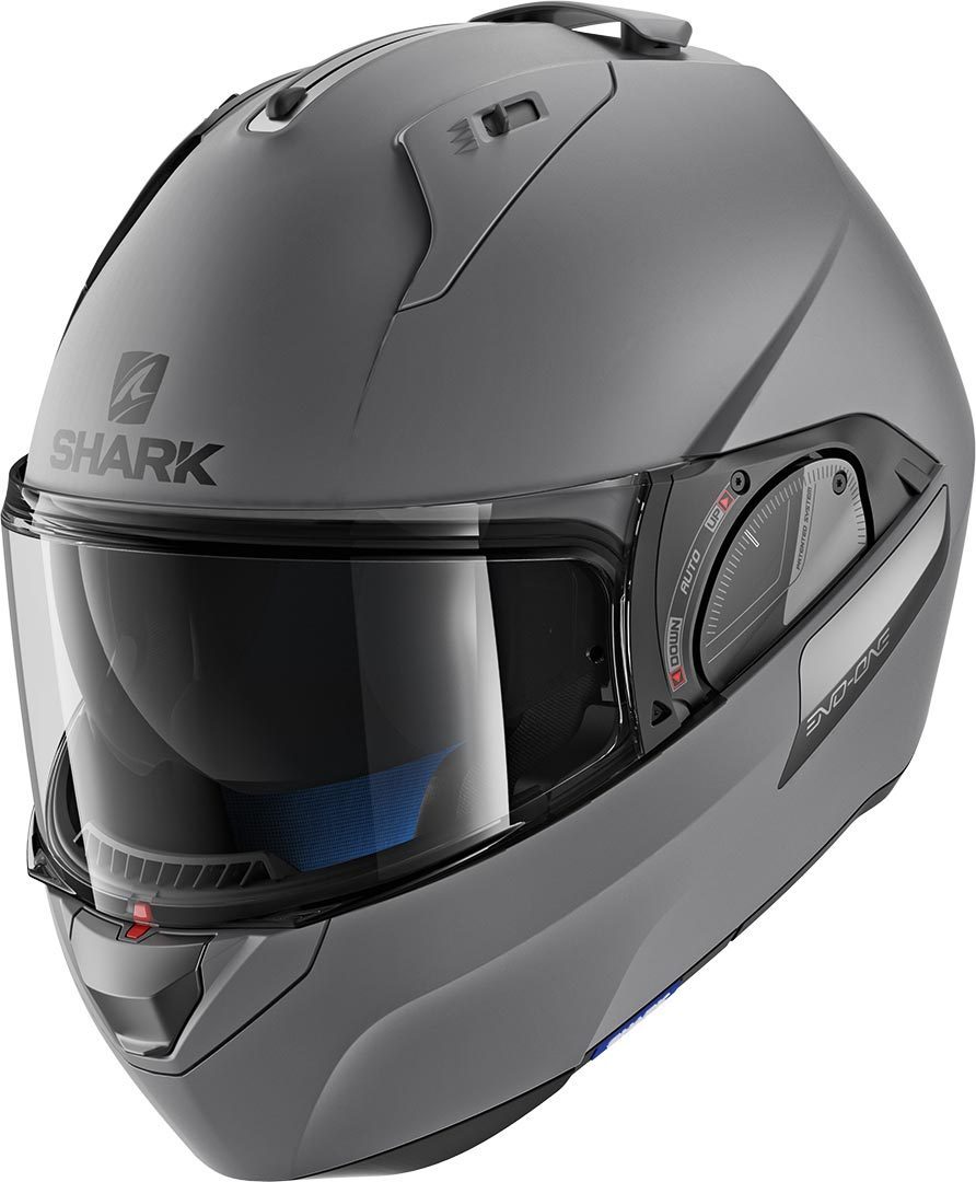 Shark Evo-One 2 Blank Mat Casque Noir Gris XS