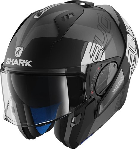 Shark Evo One 2 Slasher Mat Helm Zwart Grijs shark kopen in de aanbieding Shark Evo One 2 Slasher Mat Helm Zwart Grijs shark kopen in de aanbieding