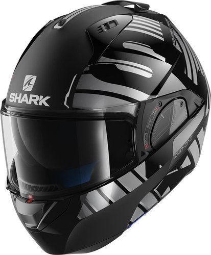 Shark Evo One 2 Lithion Dual Helm Zwart Zilver Xl shark kopen in de aanbieding Shark Evo One 2 Lithion Dual Helm Zwart Zilver Xl shark kopen in de aanbieding