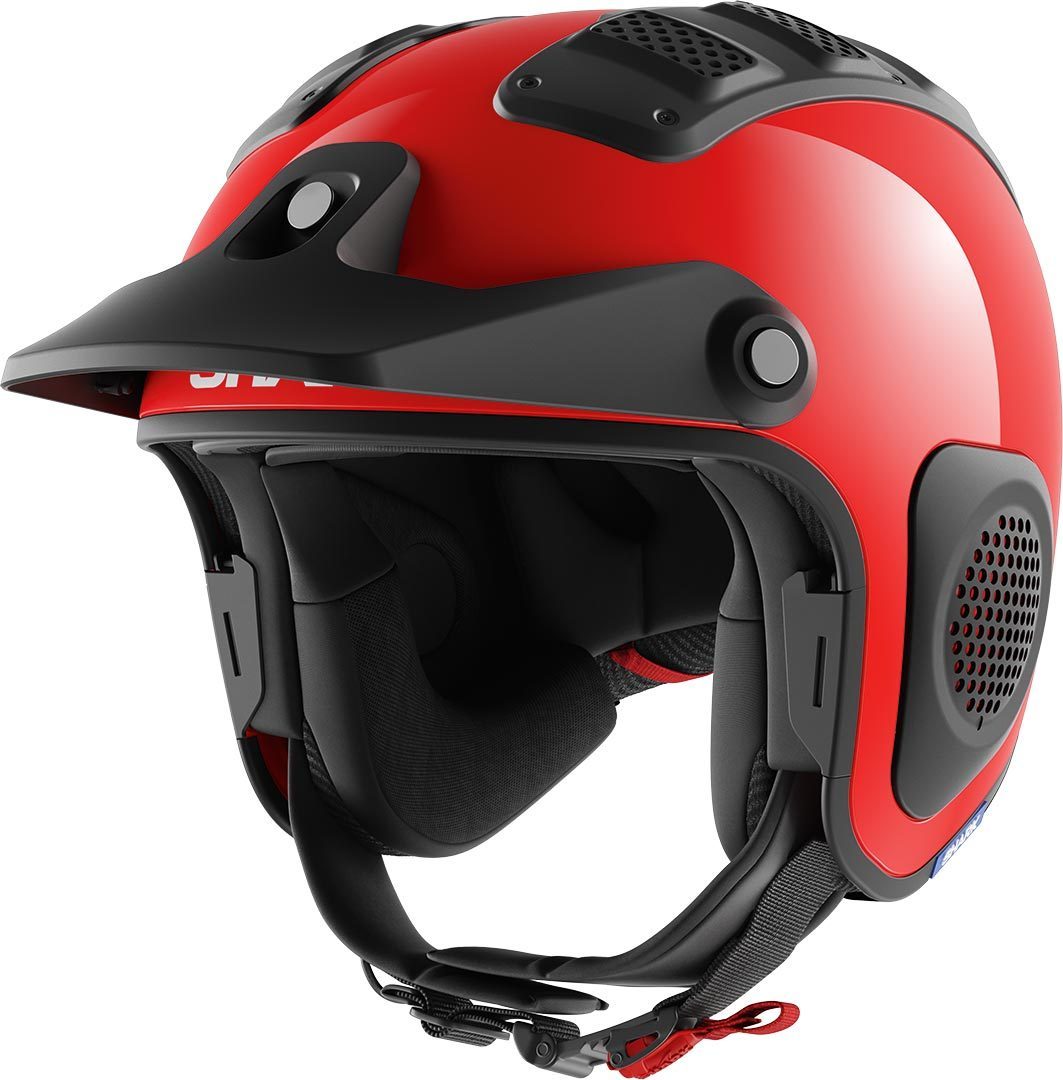 Shark ATV-Drak Blank Casque Off-Road Rouge 2XL