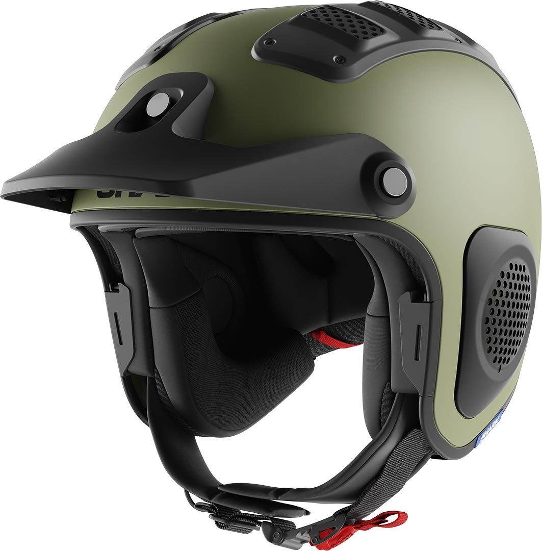 Shark ATV-Drak Blank Mat Casque Off-Road Vert XS
