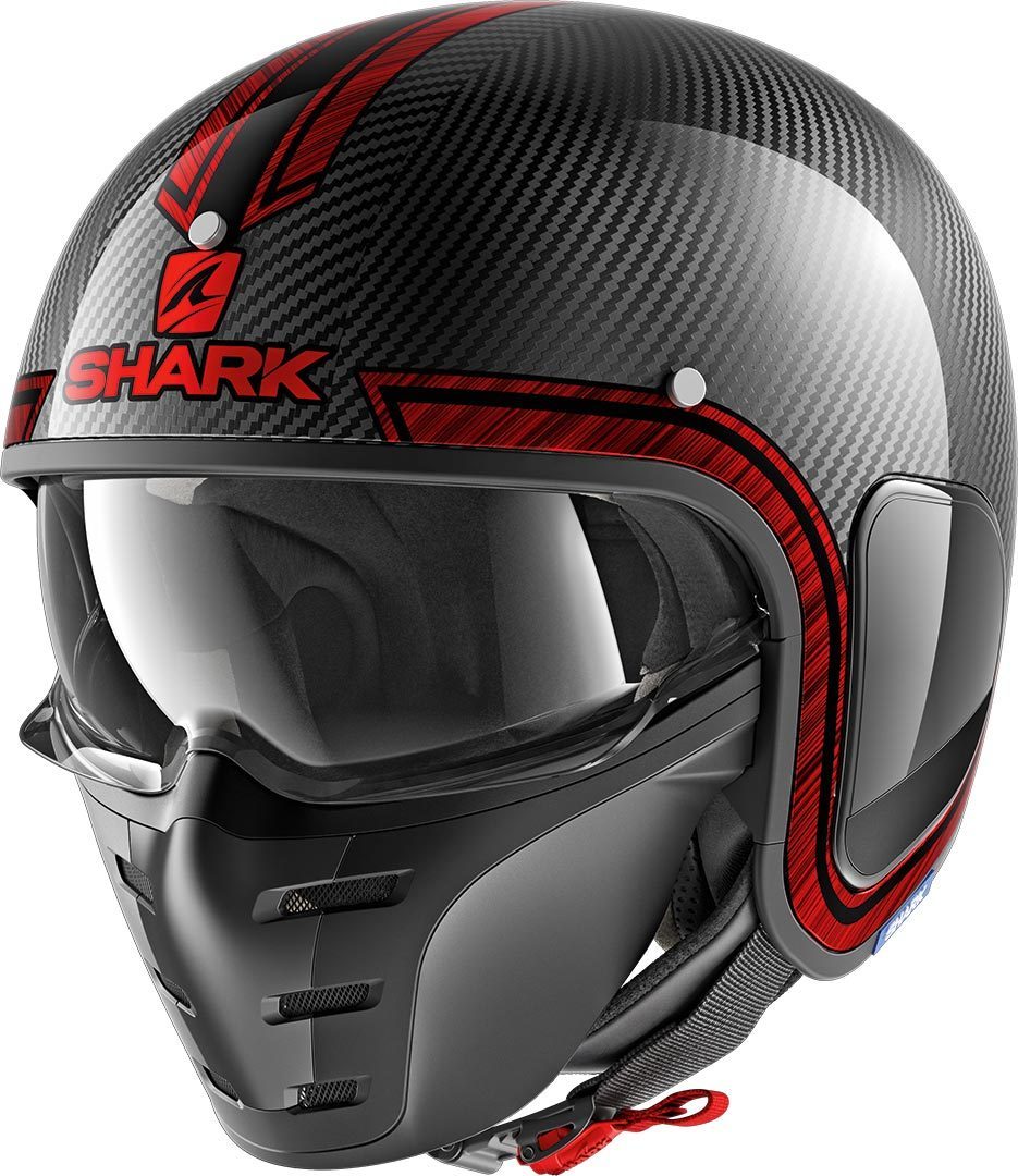 Shark-S-Drak Vinta Casque jet Rouge S