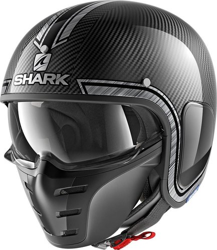 Shark S Drak Vinta Jet Helm Zilver Xs shark kopen in de aanbieding