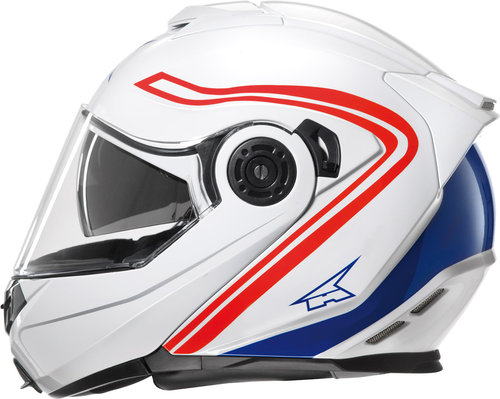 Axo Galaxy Helm Wit Rood Blauw axo kopen in de aanbieding Axo Galaxy Helm Wit Rood Blauw axo kopen in de aanbieding