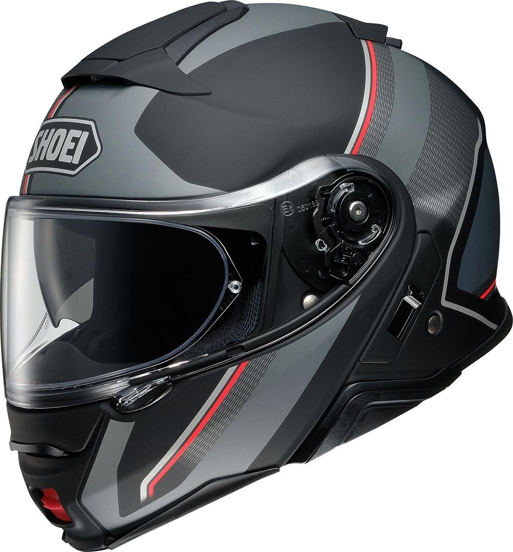 Shoei Neotec 2 Excursion Casque Noir Gris Rouge 2XS