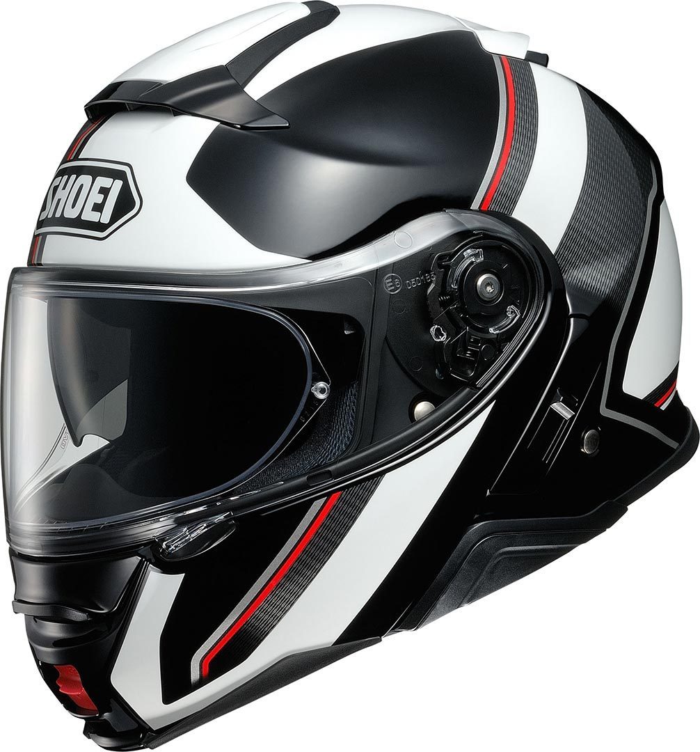 Shoei Neotec 2 Excursion Casque Noir Blanc Rouge 2XS