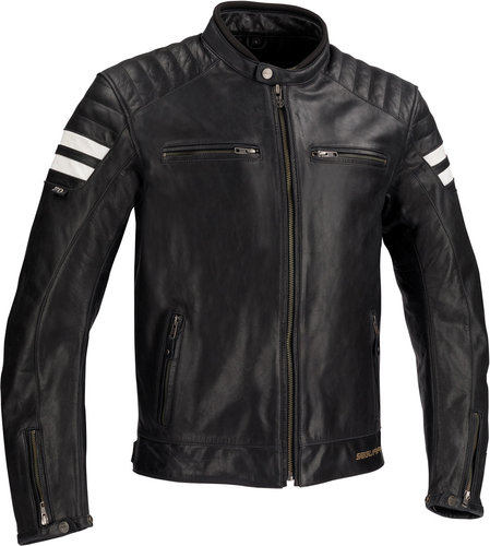 Segura Stripe Leren Jas Zwart segura kopen in de aanbieding Segura Stripe Leren Jas Zwart segura kopen in de aanbieding