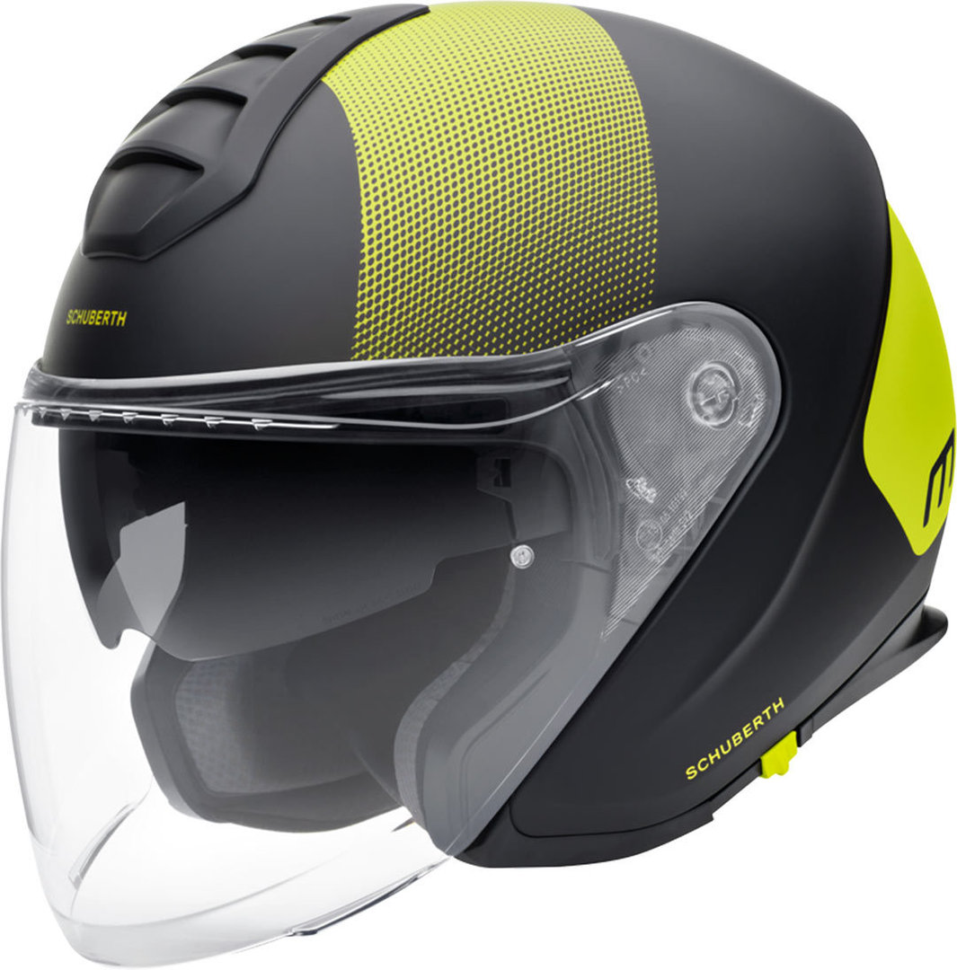Schuberth M1 Resonance Casque jet Jaune XS