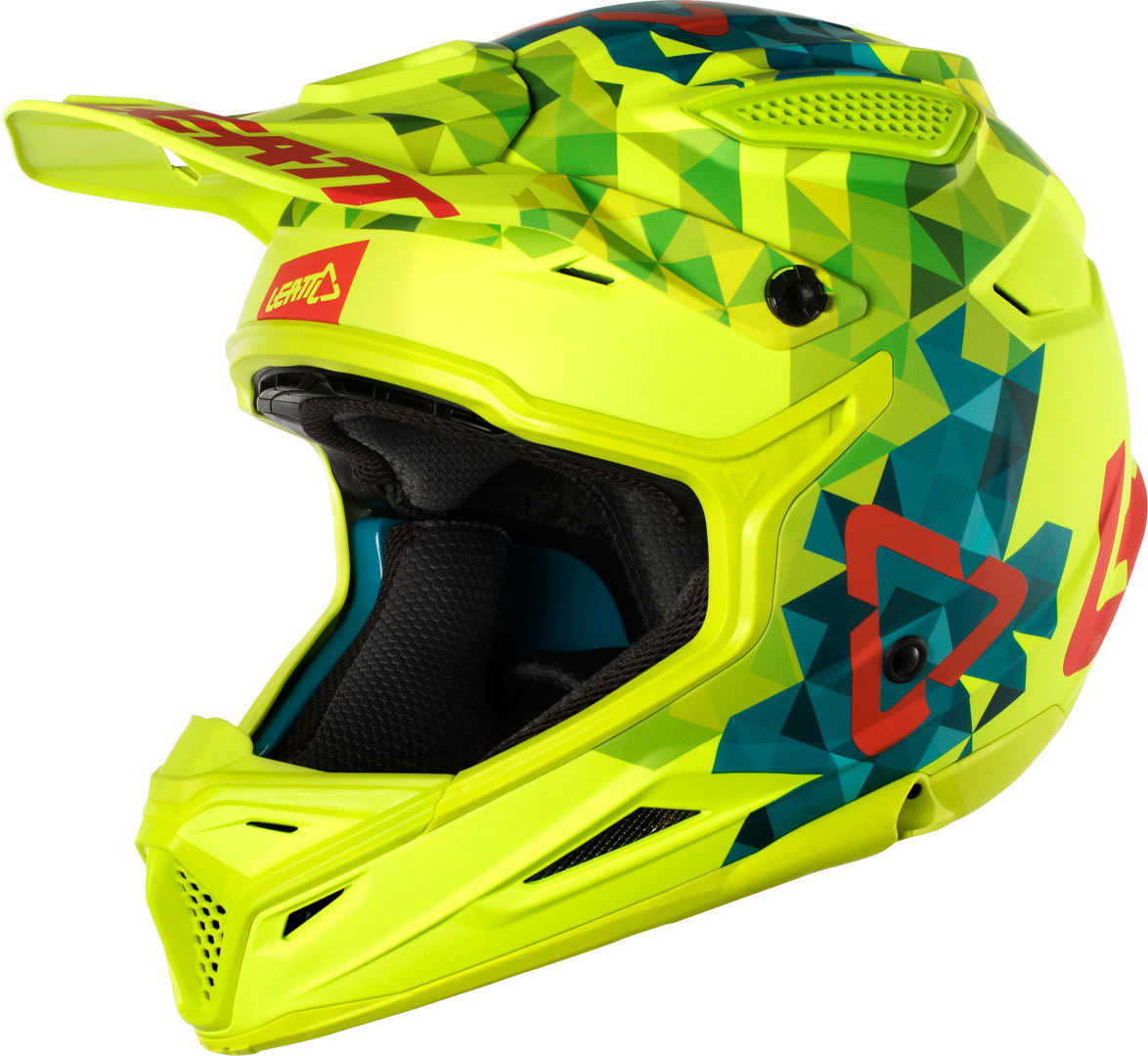 Leatt GPX 4.5 V20 Casque Junior Bleu Jaune 2XS XS